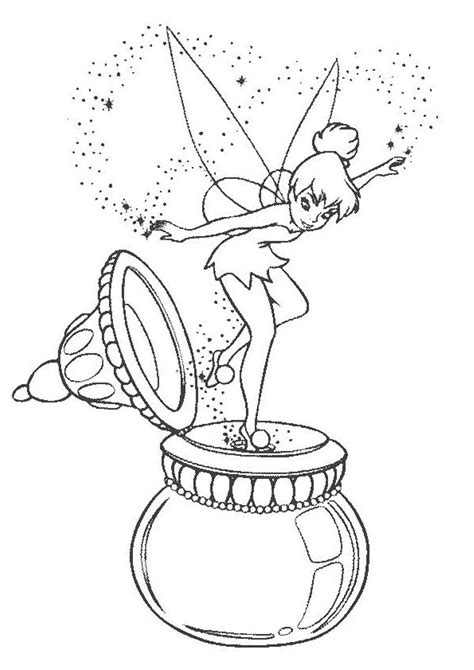 Printable Tinkerbell Coloring Pages